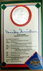 1992 Duke Snider Baseball Showcase Series 0.965 silver round & sports card FG