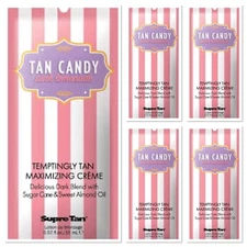 Supre Tan Candy Pink Lemonade Temptingly Maximizer Creme Tanning Lotion 5 PKTS