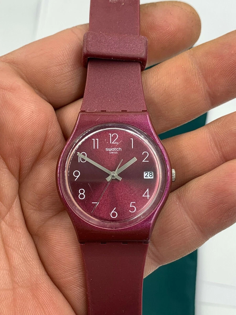 Swatch women's top silicone watch
