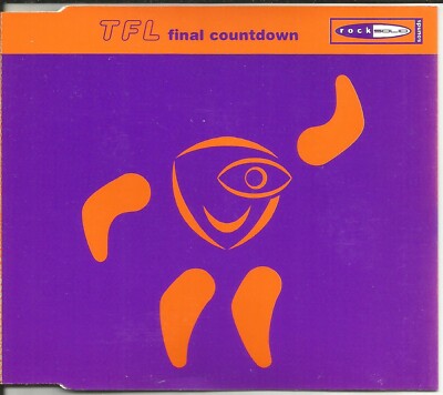TFL Final Countdown 4TRX w/ 3 RARE MIXES & UNRELEASED CD single SEALED USA seler