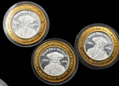 1999 Wild Bill Hickok Black Hills Novelty Deadwood 10th