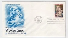 TurtlesTradingPost- Christmas- Madonna & Child- 1982 #2026- Artcraft Cachet FDC