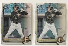 Jack Suwinski  2022 Bowman Chrome Mega Box Mojo Refractor And Base Card #BCP-84