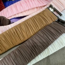 Ladies Elastic Dress Belt Cinch Stretch Girdle Trimmer Waistband Buckle for Coat
