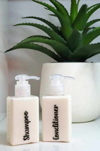 Sticker Label for Travel/Flight Bottles Empty Toiletry Pump Spray 100ml Vinyl - Picture 5 of 5