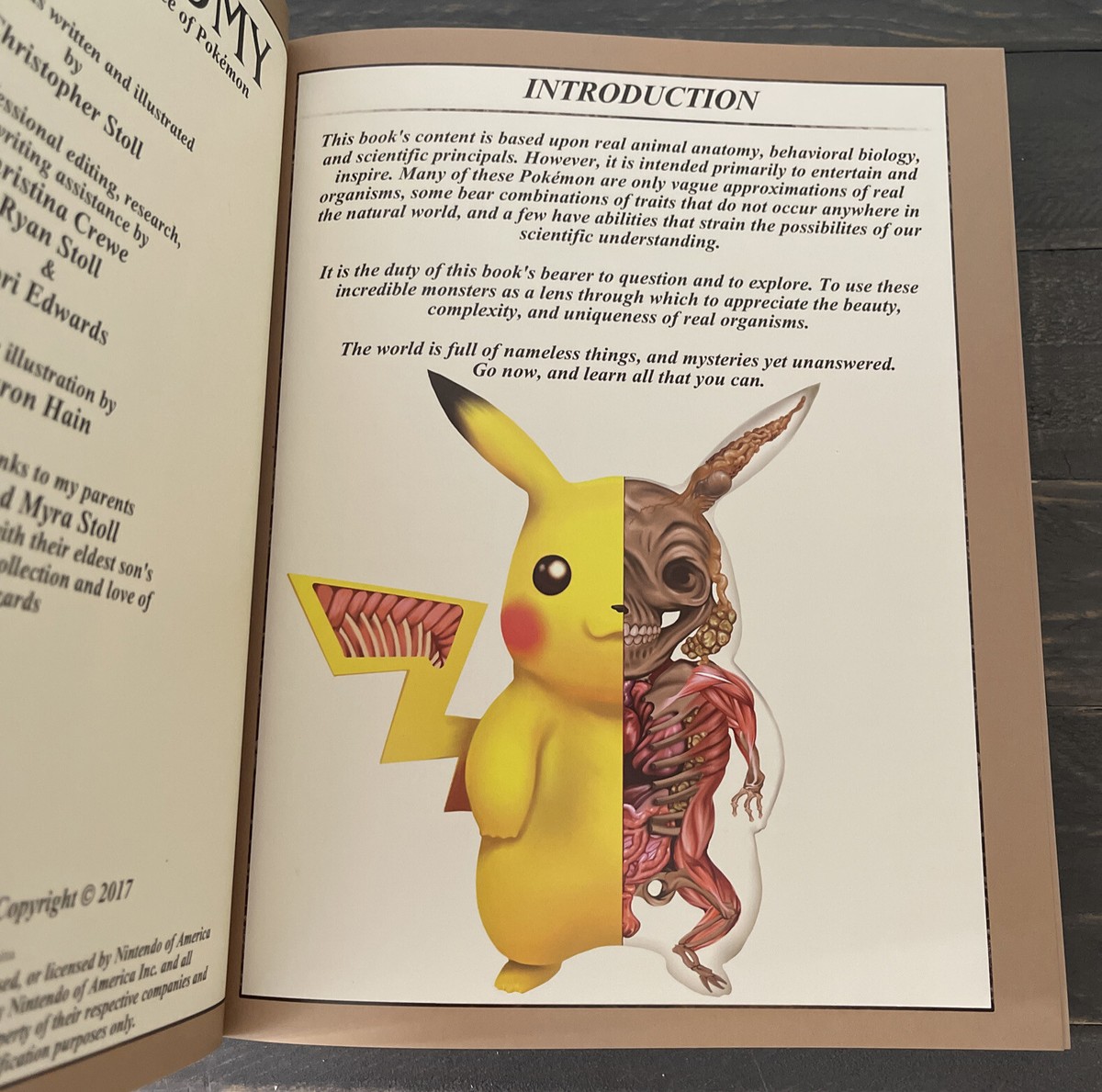 Pokenatomy Unofficial Pokemon Anatomy Guide Leatherbound Hardcover