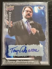 2022 AEW Tony Schiavone Base AUTO Trading Card Upper Deck #89814