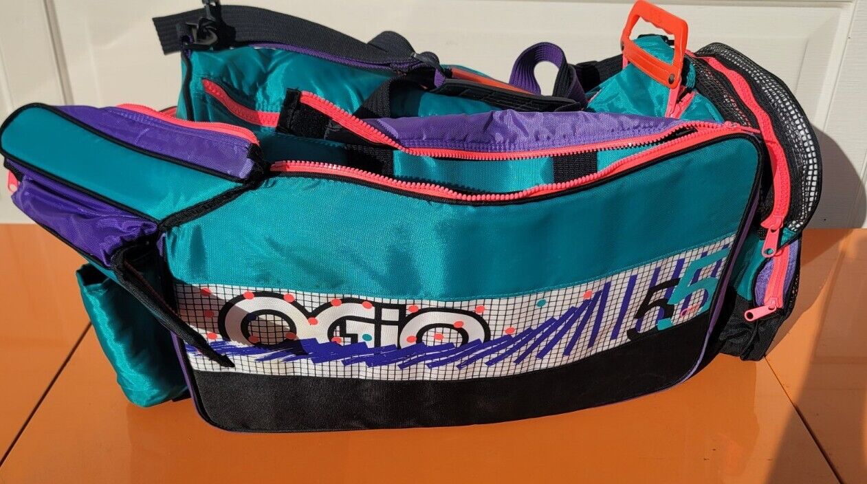 Vintage OGIO Tennis Duffle Gym Bag HUGE 80’s Retr… - image 8