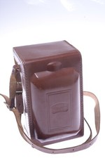   ZEISS IKOFLEX IC CASE ERC 1249/16 6X6CM TLR ORIGINAL READY CASE NO CAMERA 