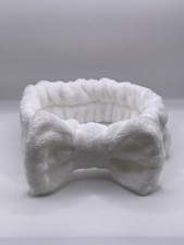 Women Bow Knot Soft Makeup Hair Band Headband Cute Head Wrap spa headband