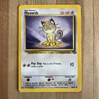 Meowth 56/64 - Jungle Pokemon TCG Card 1999 WOTC Vintage MP