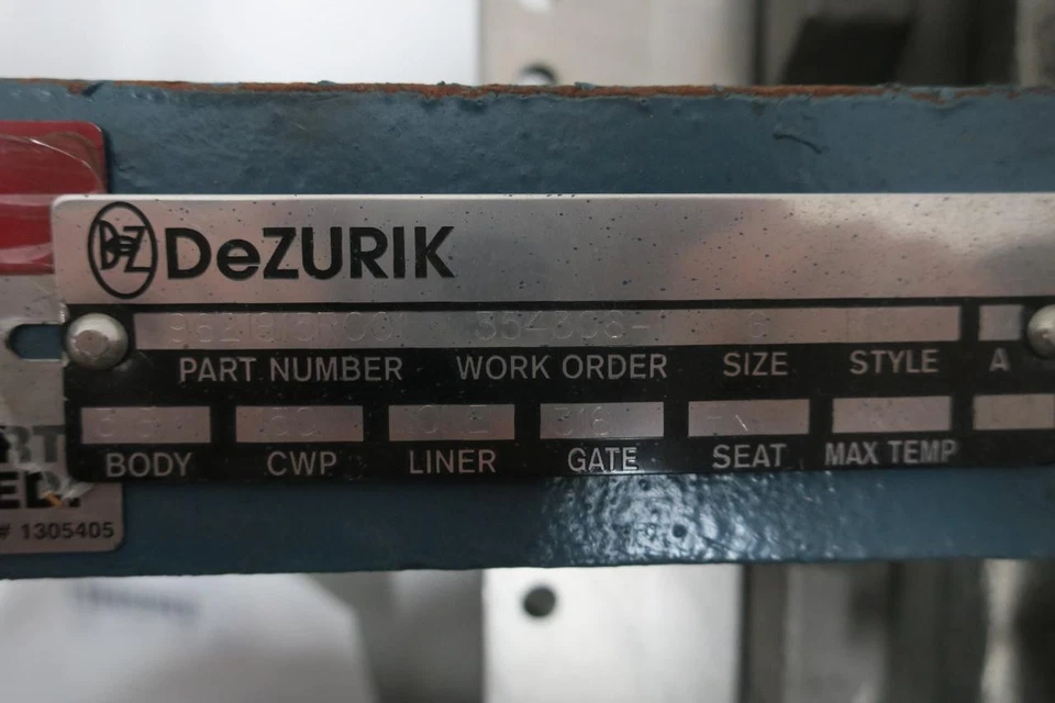 Dezurik 962815R001 Manual Stainless Flanged Knife Gate Valve 6in 150 - Image 4 of 4