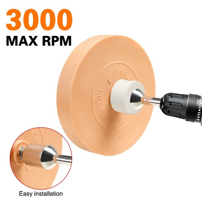 #ad Car Decal Remover Eraser Wheel For Remove 3M Glue Adhesive Sticker Pinstripe $6.99