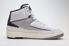 Air Jordan 2 Retro Python White Sail Black Fire Red- Size 5  MEN / 7WMN