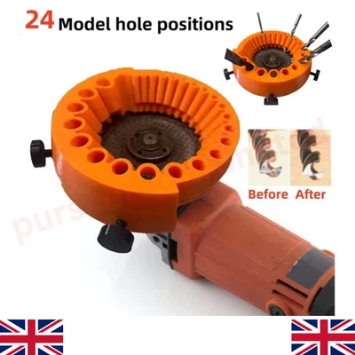 BRANDED Angle Grinder Drill Bit Sharpener Tool for 2-13mm Bits Power Grinding Attachment