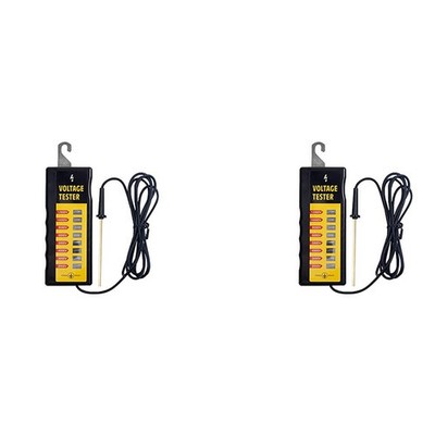 2X 12000V Bauernzaun Spannungsprüfgerät, Elektrozaun Spannung6879