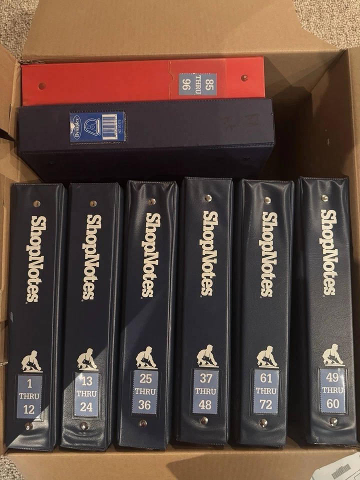 Lot of ~100 ShopNotes Magazine In Pristine Condition - In Embossed Binders - Image 4 of 4