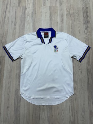 Vintage Nike Premier Italy 1996-1997 Football Shirt Italia Soccer