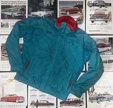 VTG  Columbia Bugaboo Jacket Mens Large Teal Red Full Zip