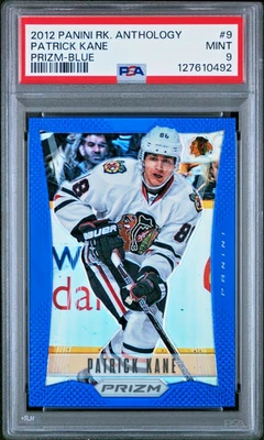 2012-13 Panini Rookie Anthology Patrick Kane Prizm Blue Prizm /25 #9 PSA 9 MINT - Image 1 of 3