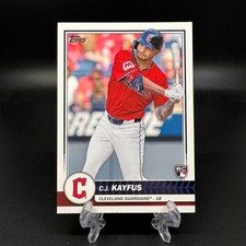 2026 Topps Flagship Collection C.J. Kayfus RC #64 Guardians