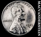 1943-S Lincoln Wheat Cent - Re-processed  Scarce  High Grade  No Reserve  #K2410