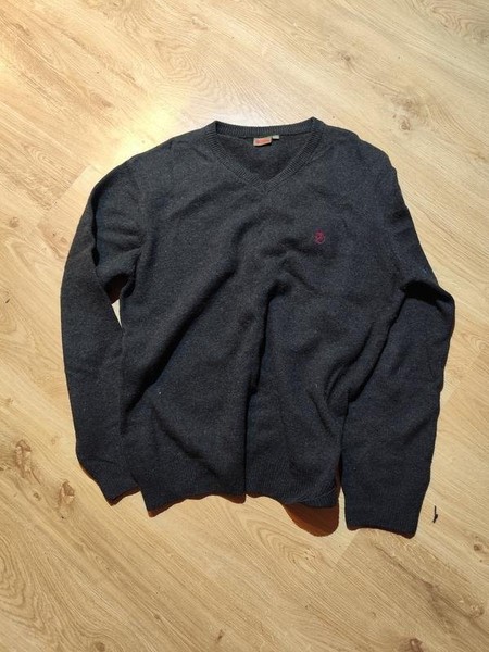 Men Fjällräven Sweater Brown Wool 40 /L / 48