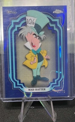 2024 Topps Chrome Disney Mad Hatter Blue Wave /75