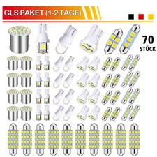 70-Teiliges LED-Innenraumbeleuchtung Superhelles Weißes Glühbirnen-Ersatz-Set