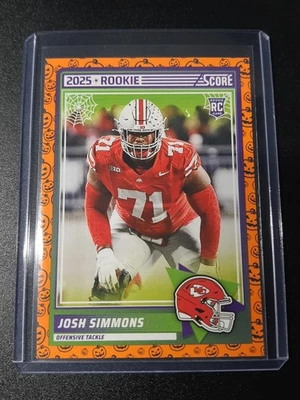 Josh Simmons - Score-a-Treat Football 2025 - Kansas City Chiefs - Rookie - RC - Bild 1 von 2