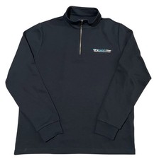 Brooks Brothers Men  s Blue 1/4 Zip Lightweight Pullover Sweater Size Large