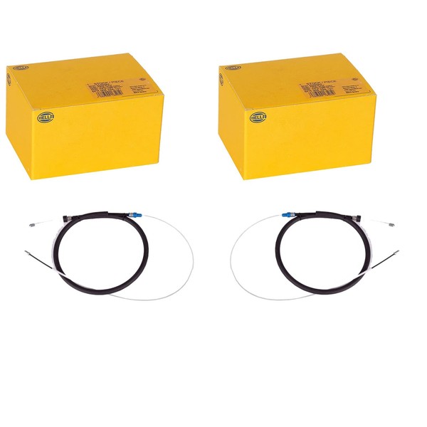 2X Hella Handbremsseile Passend FüR Peugeot 207 207/207+ 208-image