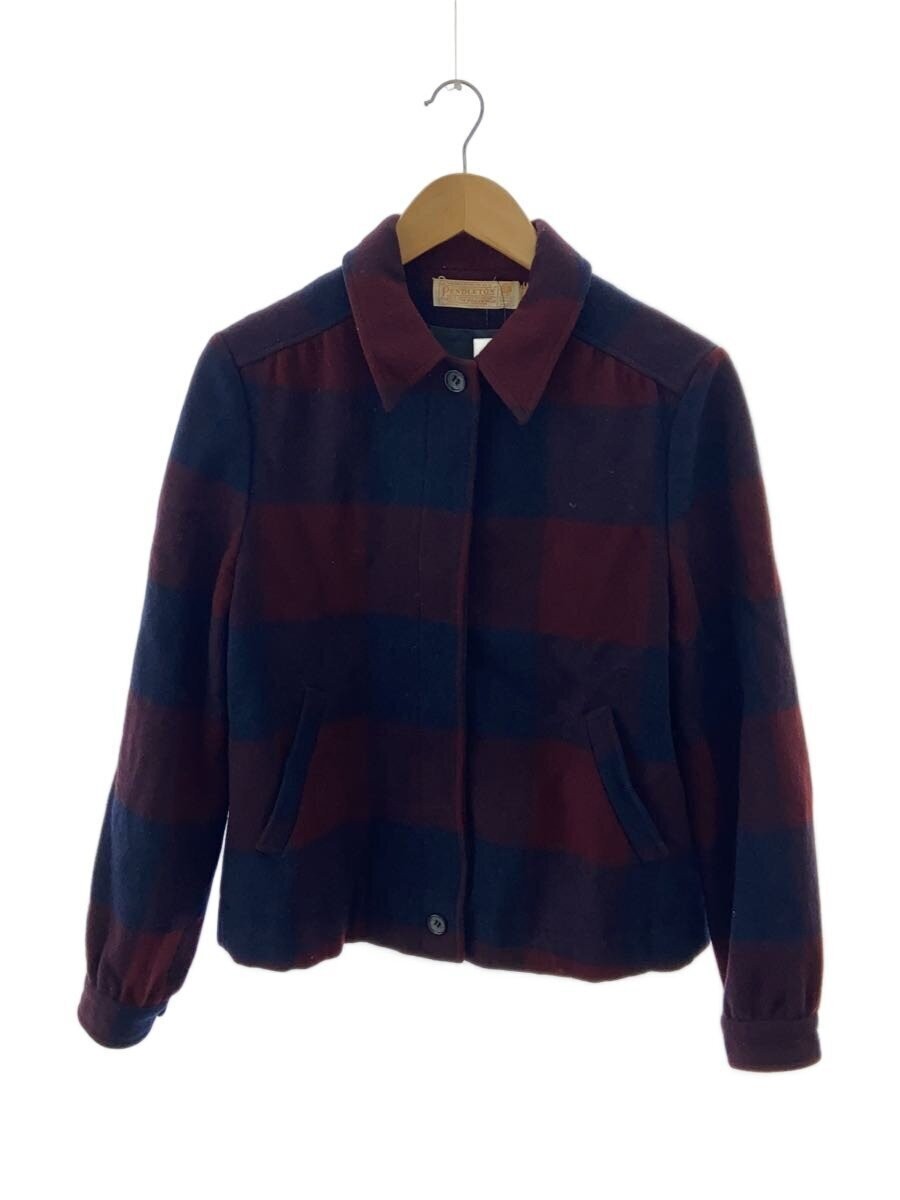 Pendleton wool tailored jacket multicolor check s… - image 1