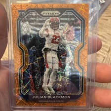 2020 Panini Prizm - Rookie Julian Blackmon #330 Lazer Prizm (RC)
