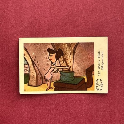 Wilma Flintstone 1962 Dutch Gum Star Bilder C #112 Dutch Gum Card