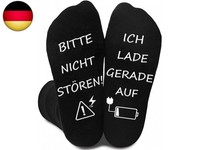 Lustige Socken Herren 39-46, Lustige Geschenke FüR MäNner, Baumwolle Schwarz S