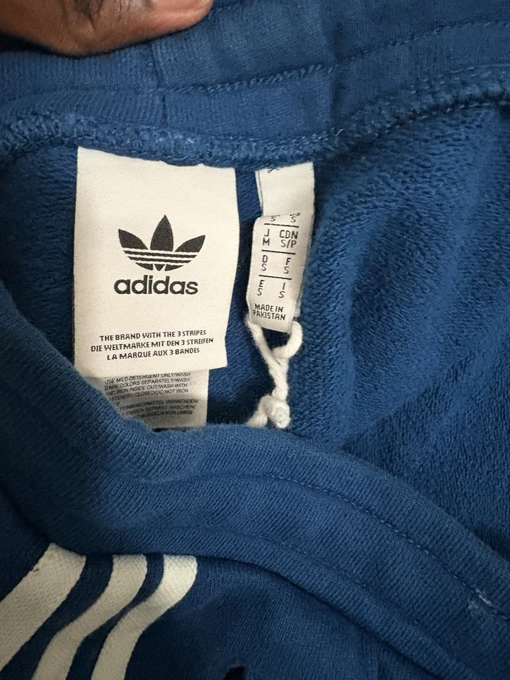 Adidas Shorts Mens Stripes Embroidered Trefoil Logo - Image 3 of 3