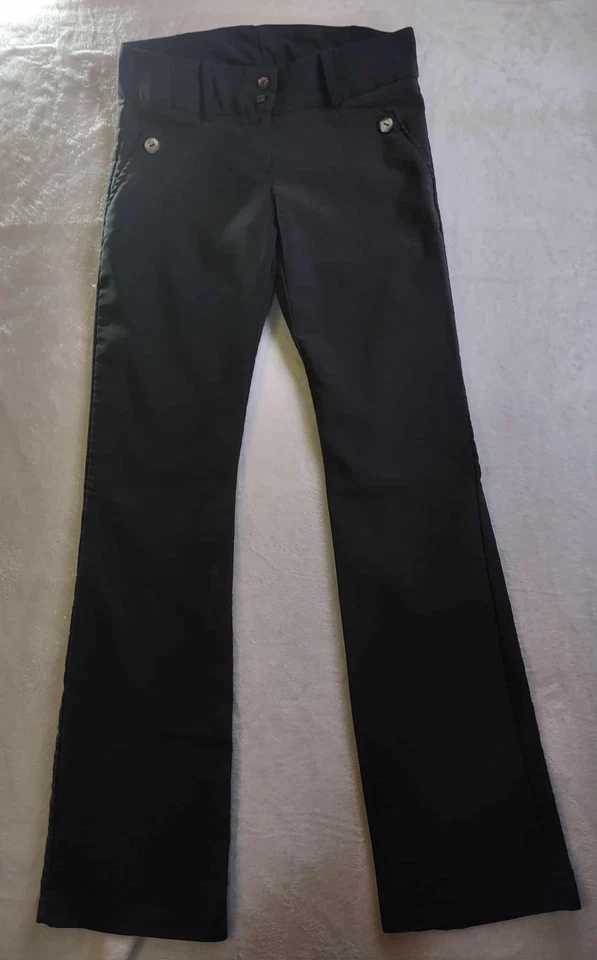 Винтажные женские брюки DEB с заниженной талией без ярлыка размера - Изображение 3 из 4