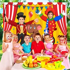 Carnival Backdrops for Party Circus Decorations 59 X 51 Inch Carnival Photo D...