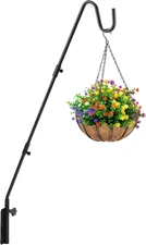 Bird Feeder Pole,Bird Feeder Hook,36 Inch Bird Feeder Hanger,Plant Wall Mount ,3