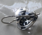 Sterling Silver 925 Drop Heart Earrings Dainty Lightweight New in Package — photo 4