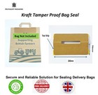 Delivery Takeaway Bags Tamper Proof Seal