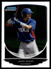 2013 Bowman Chrome Prospects Jairo Beras Rookie Texas Rangers #BCP105