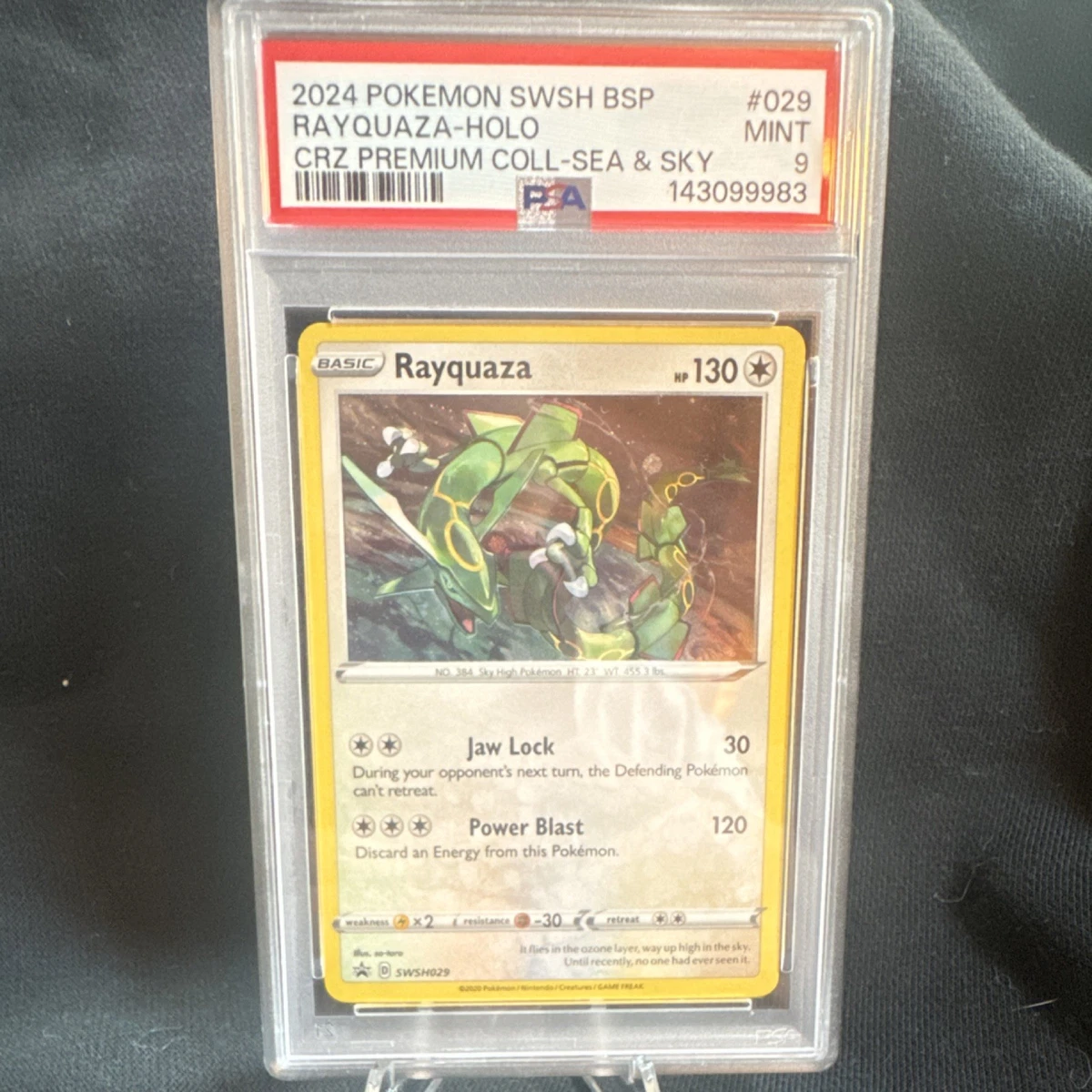 Rayquaza Pokémon TCG Professional Sports Authenticator (PSA) Grade