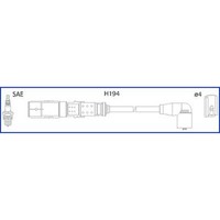 Astemo HÜCo ZÜNDKABEL-SATZ Passend FüR Skoda Octavia VW Bora Golf NEW | 134792