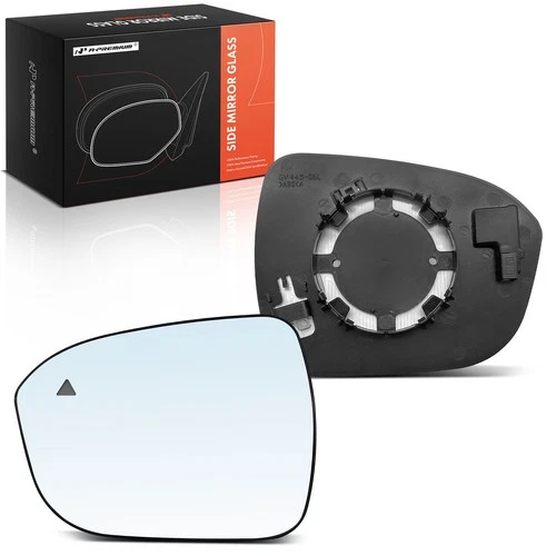 A-Premium Mirror Glass w/ Heated & Blind Spot Front Driver Side for Nissan Rogue