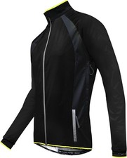 Funkier Men's Jacket Cycling Jacket Bike Bolzano Windproof Jacket, Black, M