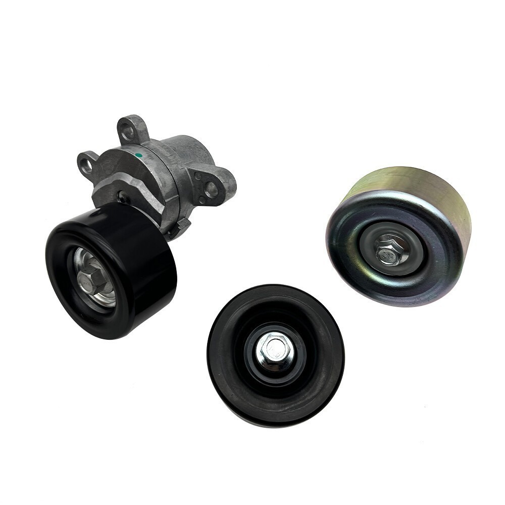 3x Belt Tensioner Pulley & Belt Pulley Kit For Nissan Altima Maxima Murano NEW
