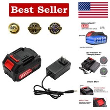 21V 4.0 Ah Lithium Battery  Charger - Safe  Efficient Energy Solution