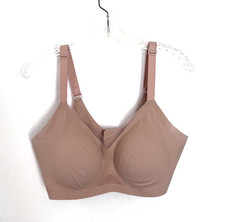 Honeylove Crossover Bra Lined Wire Free Mesh Trim Womens 1X Removeable Pads